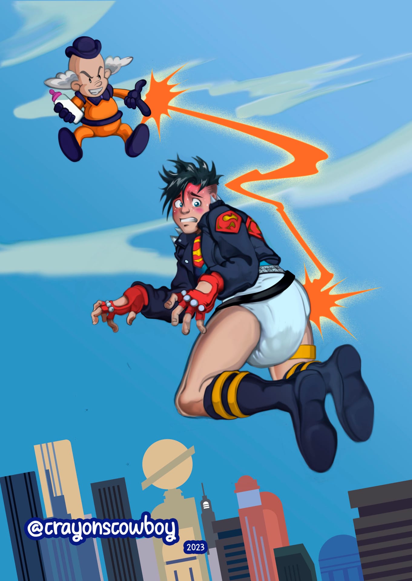 MR. MYXYZPTLK vs. SUPERBOY