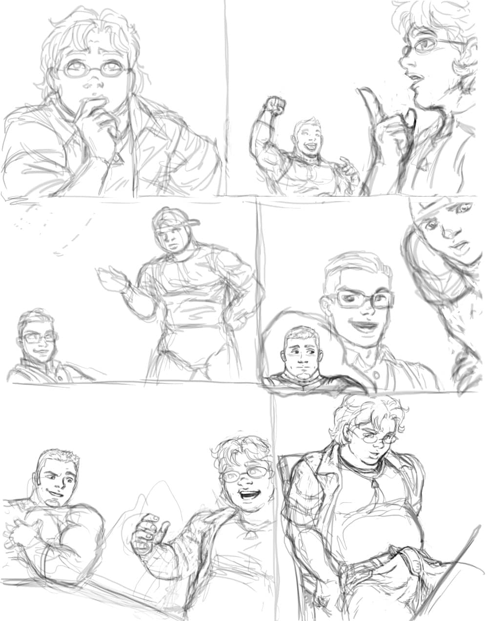 ROLEPLAYING BUDDIES 2: Page 7 sketch